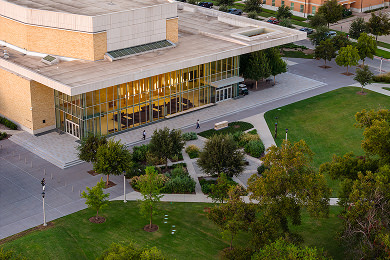 Aerial view of Boschini Music Center